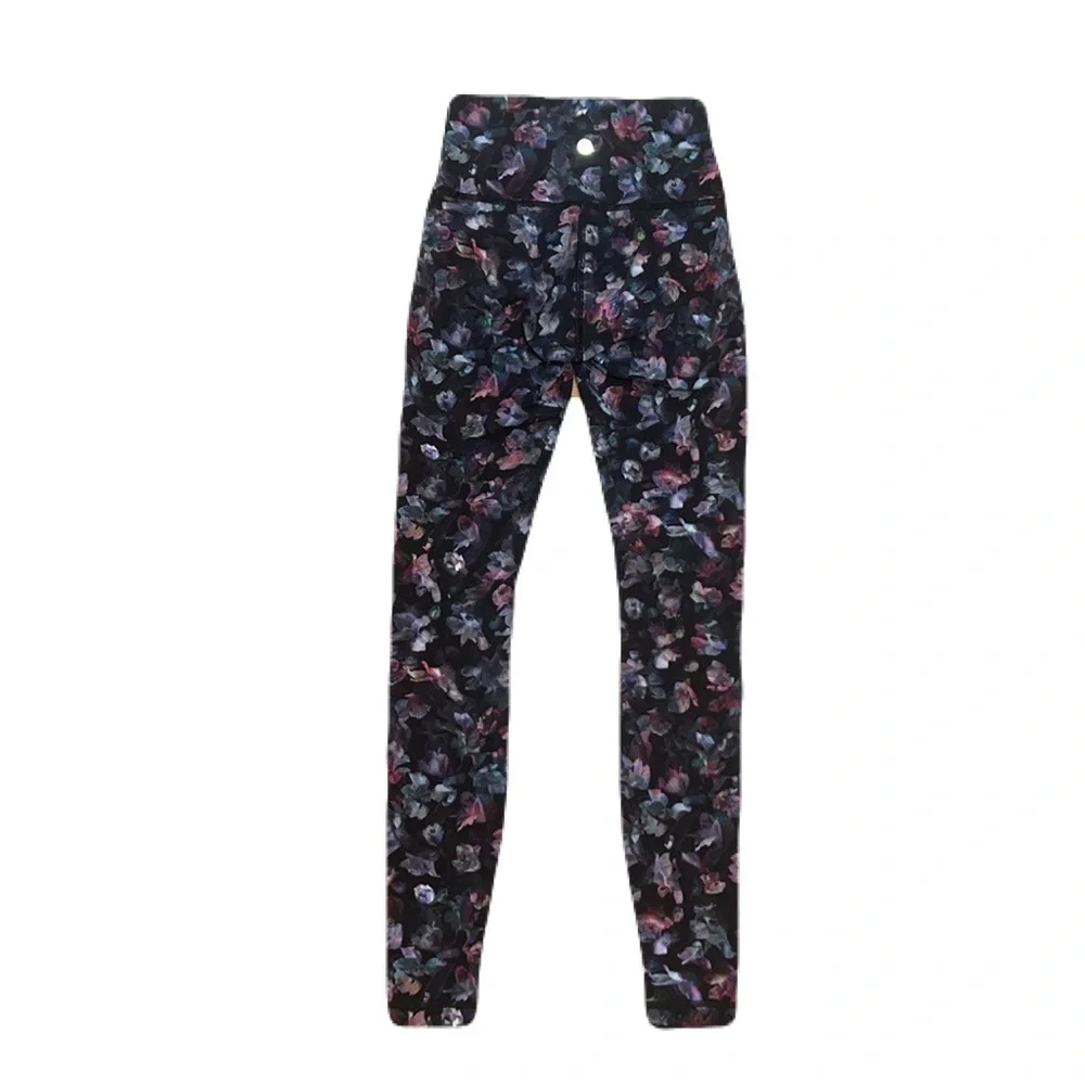 Lululemon Wunder Under High-Rise 28” Tight in Floral, size 2 - Picture 2 of 12